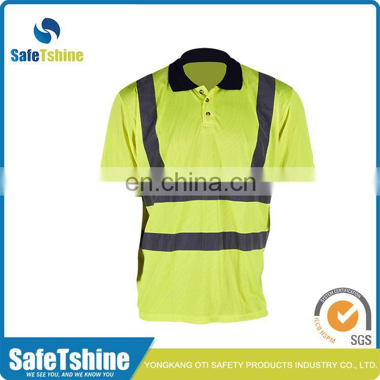 Cheap customized high quality polyester safety plain dry fit sports t-shirt