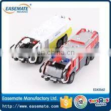 Interesting pull back die cast fire protection set toy for kids