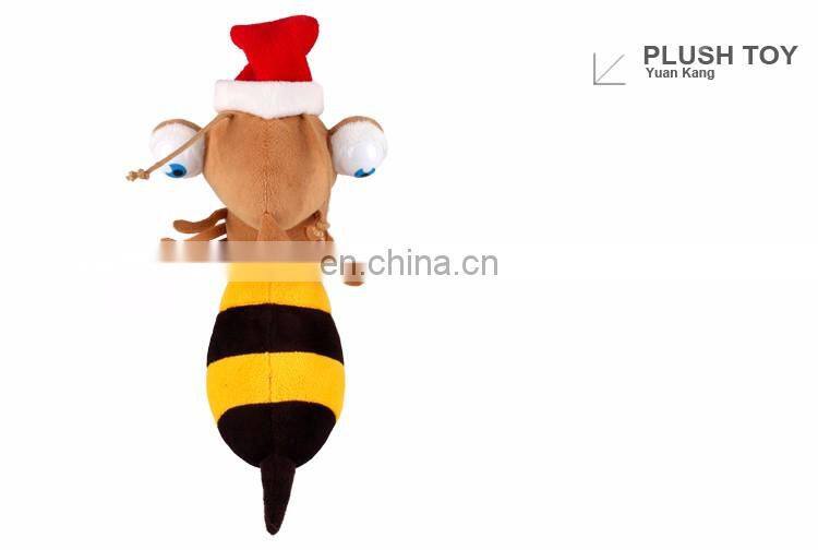 Wholesale 20cm Christmas Plush Stuffed Lovely Bee Toys