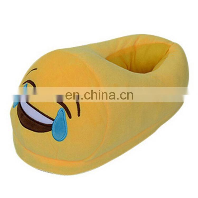 Hot Sale Funny Emoji Bedroom Slippers Wholesale