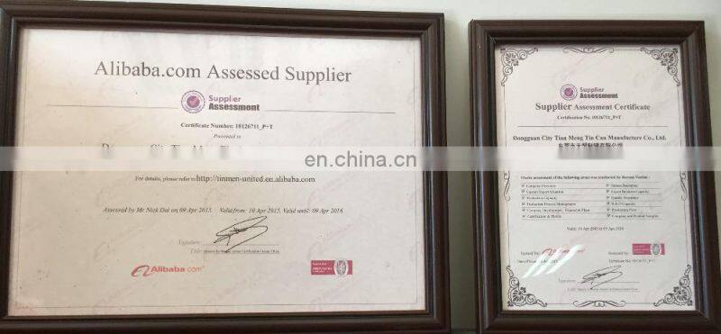 Professional Customized Square simple CD case metal tin box