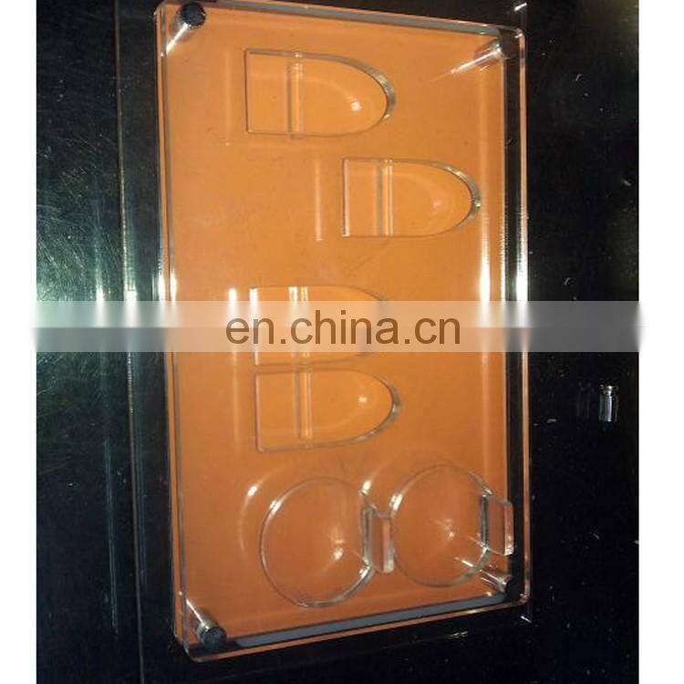 High quality acrylic plastic industrial laser cuuting the logo engraving billboard