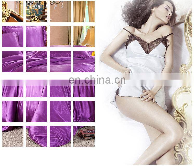 ready goods environmental protection wholesale satin adult wedding bedding set sexy