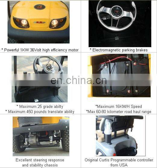 Electric utility cargo golf car