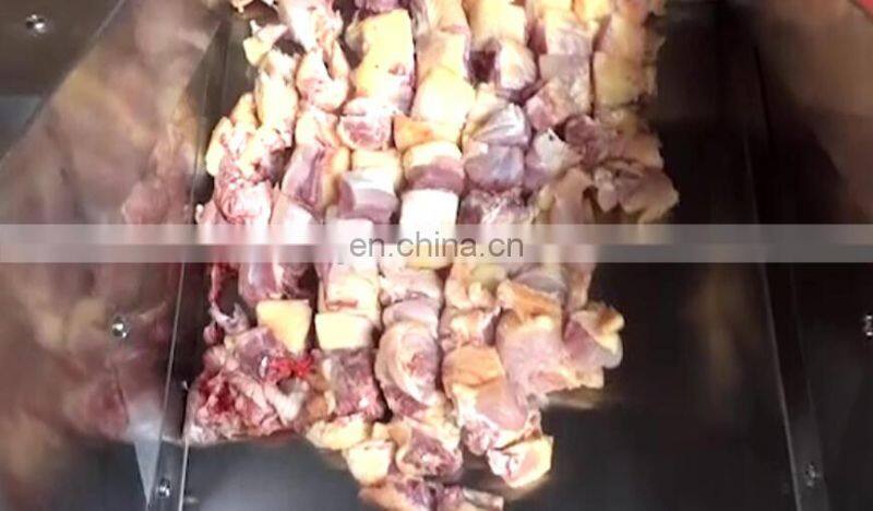 frozen meat cutting machine stainless steel duck chicken meat and bone cutting machine factory