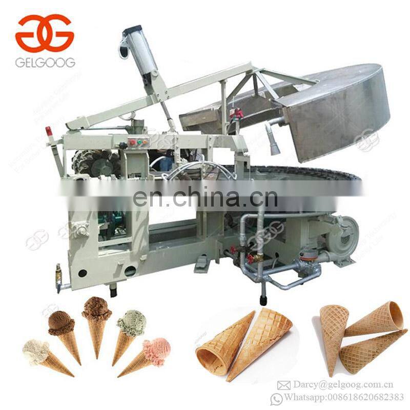 Sugar Snow Cone Baking Roller Waffle Cup Bowl Baker Rolled Ice Cream Cone Making Machine With Best Price