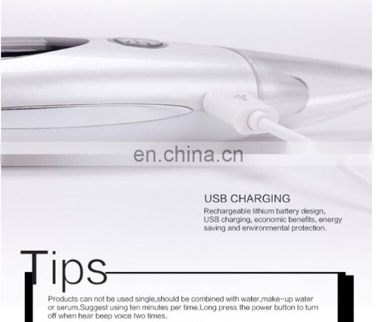 Professional skin scrubber beauty salon equipment Rechargeable Exfoliating body Skin scrubber