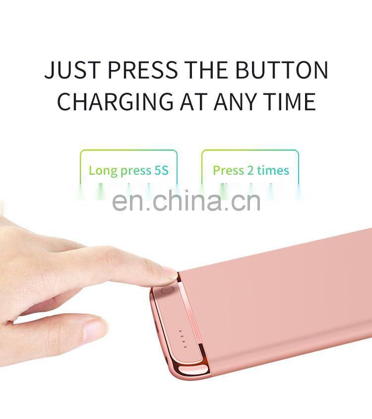 joyroom Slim power bank leather case for iphone 6Plus,for iPhone 6 charging case