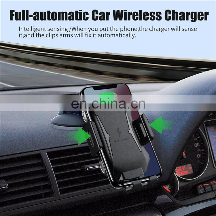Magnetic Wireless Car Charger Wireless Fast Charging Car Holder Stand for Mobile Phone