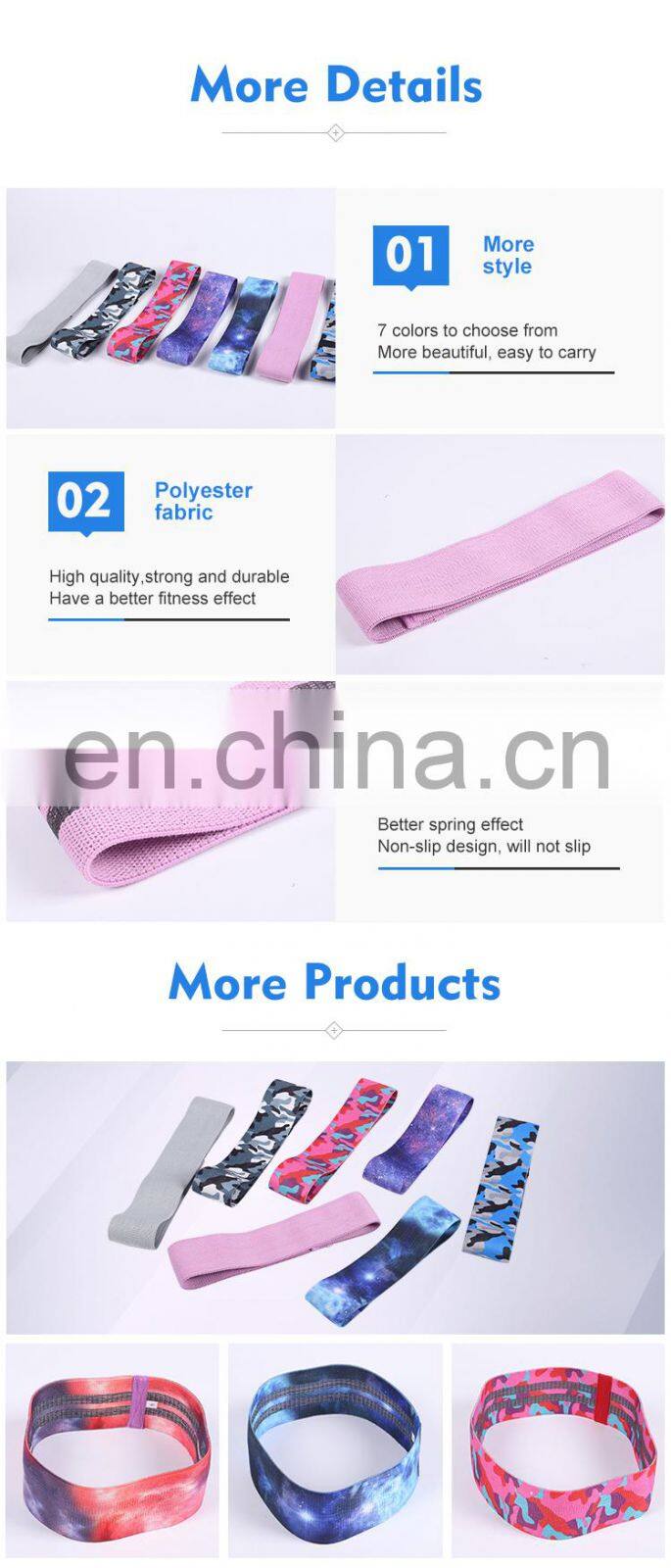 ECO-Friendly Gym Fitness Leg Ankle Circle Elastic Tension ECO-Friendly Sports Fitness Exercise stretch loop Resistance band