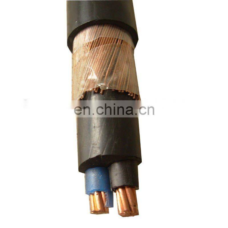 3x6awg XLPE Insulated Copper Concentric Cable