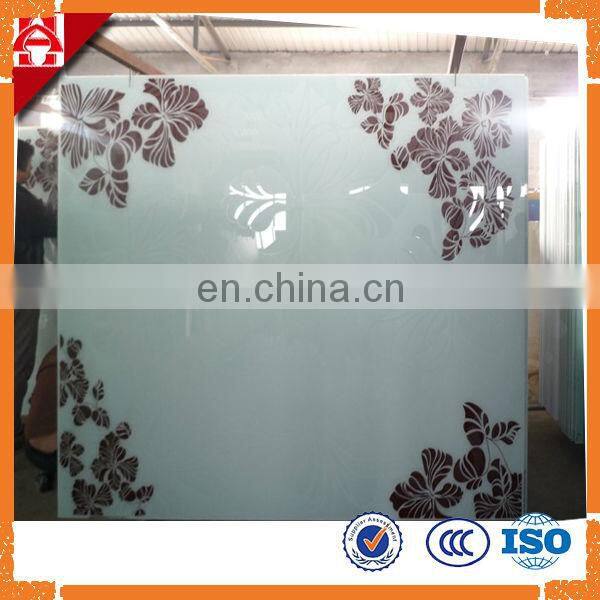 Heating in Silk Printing Glass White , Black , Yellow , Orange, Red Tempered Glass