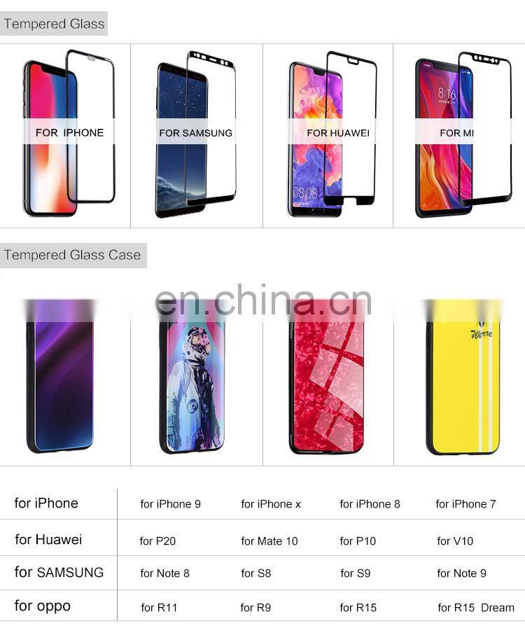 2 in 1 package For Iphone 7 X All model 0.3mm 2.5D 9H tempered glass screen protector film sheet price