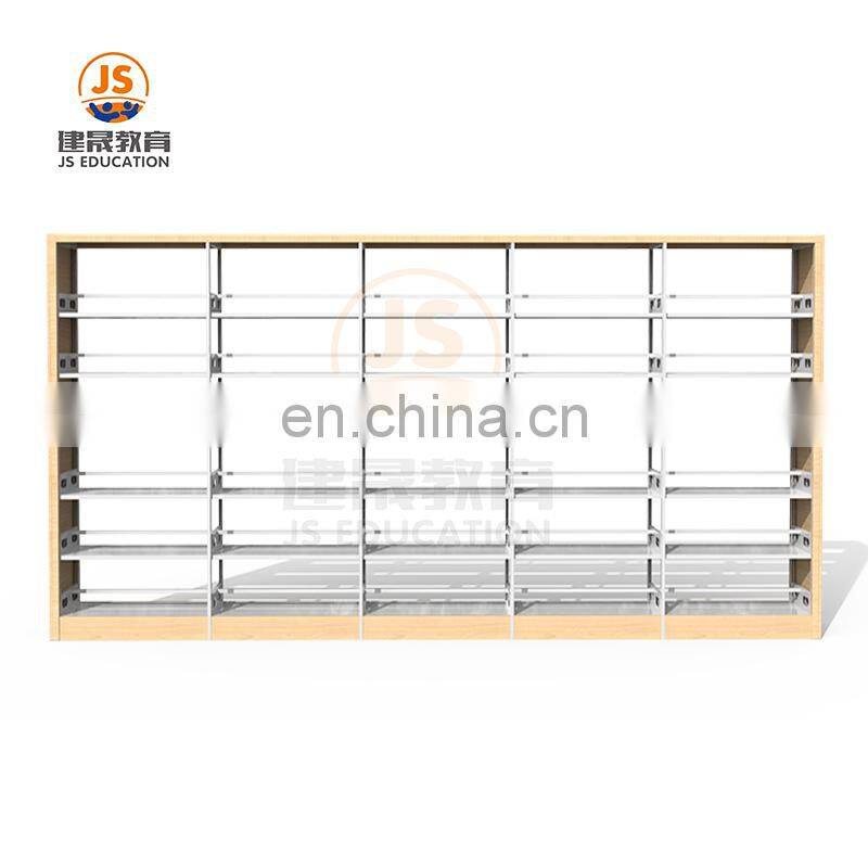 Commercial metal locker slot angle iron shelf angle school library book shelving