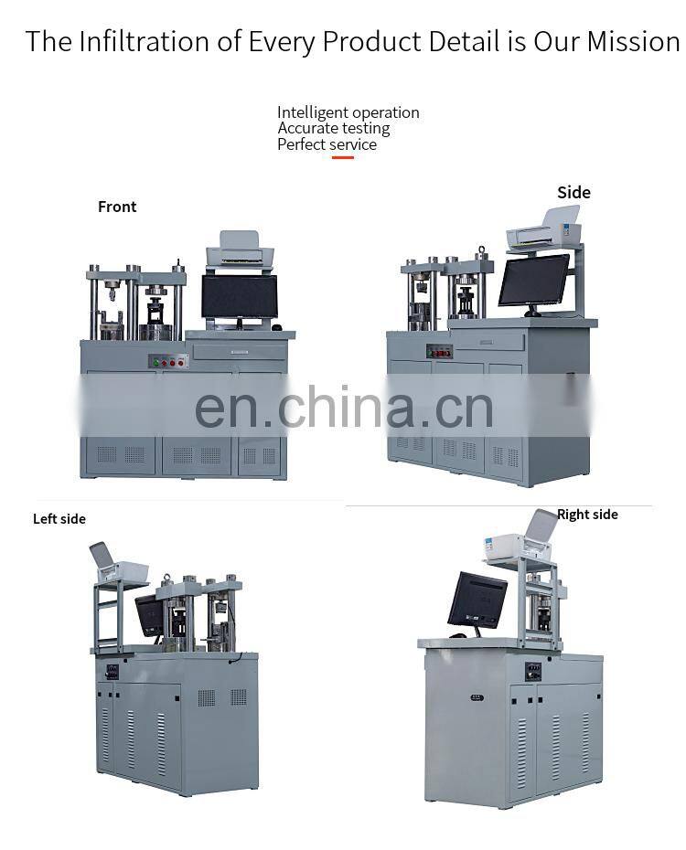 Pressure strength testing machine concrete mortar material compression tester