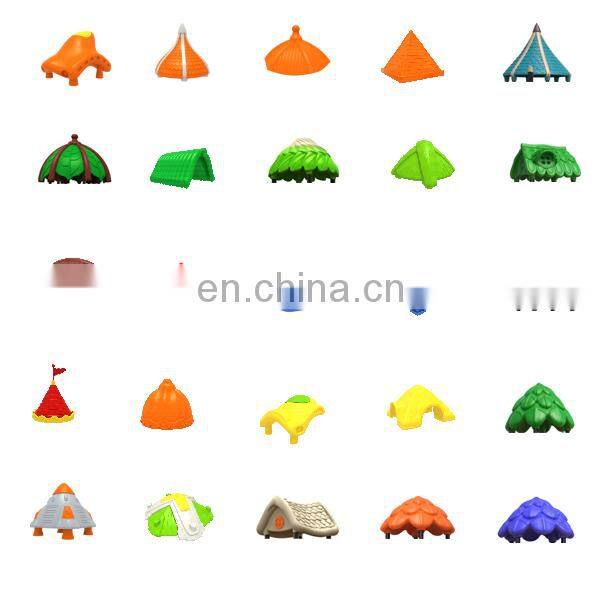 Hot Quality Kindergarten Used Children Playground Games Outdoor Playground Plastic Slide