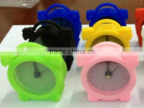 Candy and square shaped digital Silicone desk clock