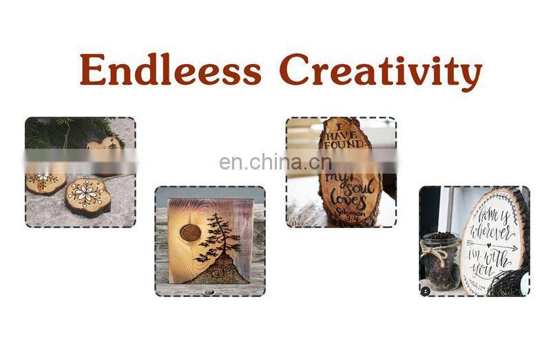 0-15w-30w Wood and Leather Pyrography Pen wood burning kit