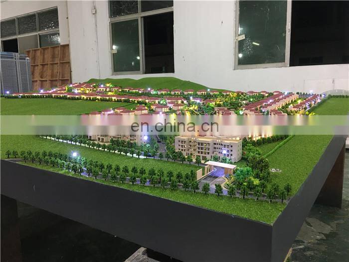 New made scale  project 3d model display for master villas