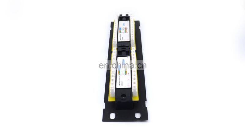 MT-4006B 8 12 port wall mount Patch Panel