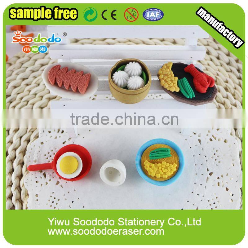 multi colorful vegetables puzzle erasers for kids