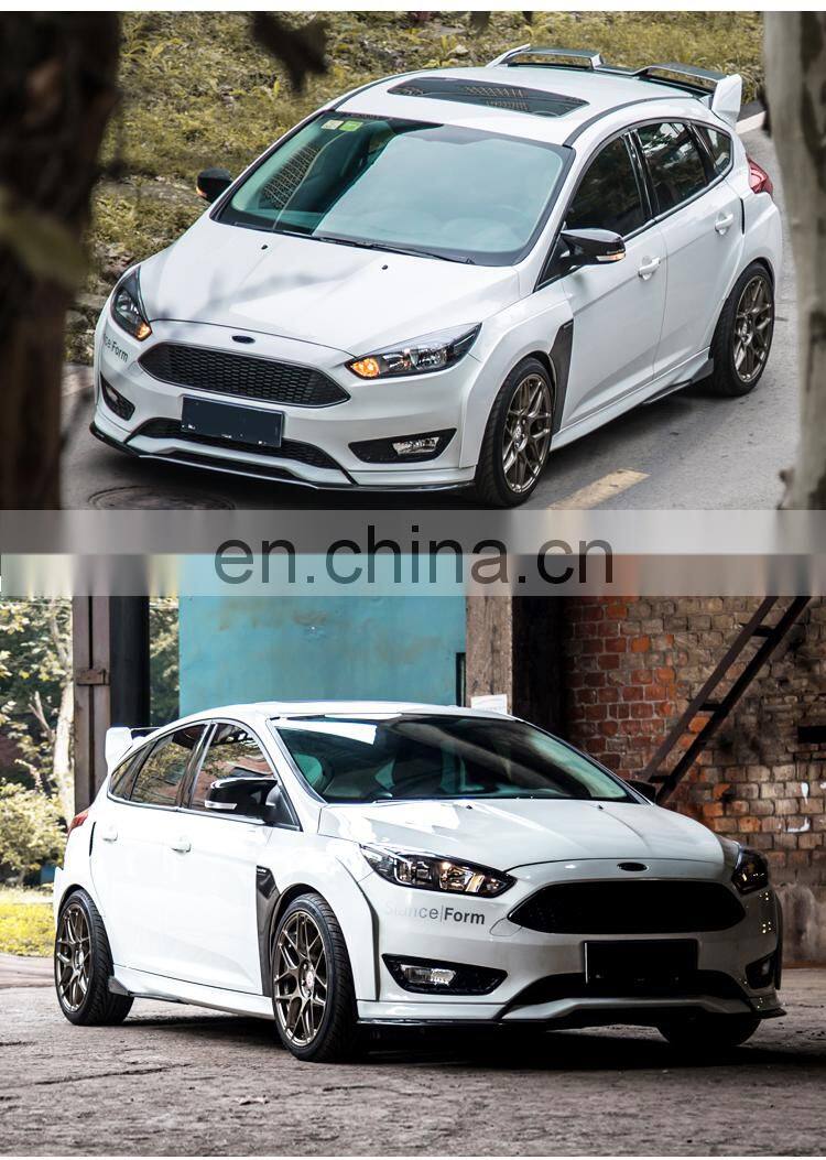 Runde New Arrival Dedicated For 15-17-18 Focus Hatchback Modified SF Sports Body Kit Exhaust Front Bumper Rear Lip