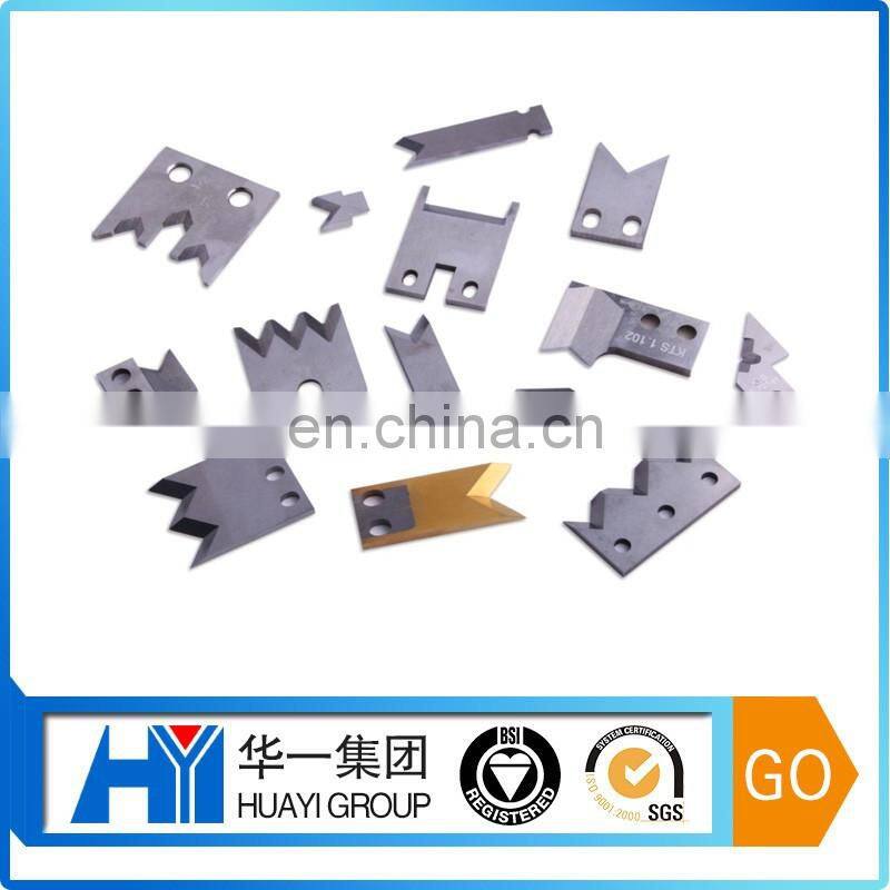Komax wire stripping and cutting blade