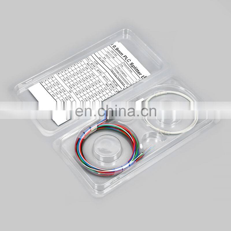 Factory price Optical Fiber 1X4 PLC Splitter Without Connector