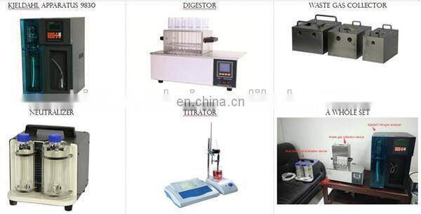 Laboratory automatic nitrogen analysis kjeldahl apparatus