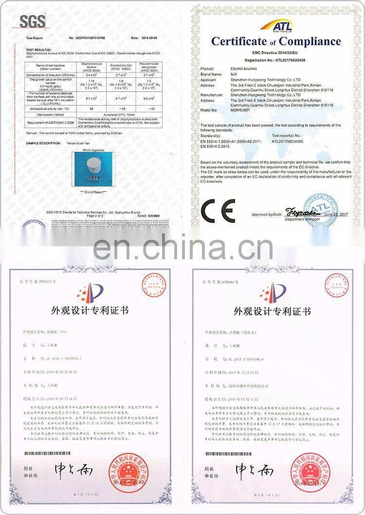 3 in 1 Electric Waterproof Facial cleansing rotating Makeup Brush Foundation Brush Cosmetic Tools for Skin care