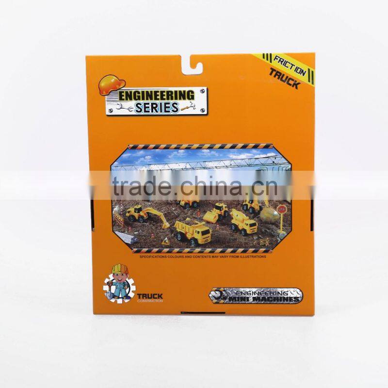 Ruifeng 6 In 1 Mini Construction Trucks Playset