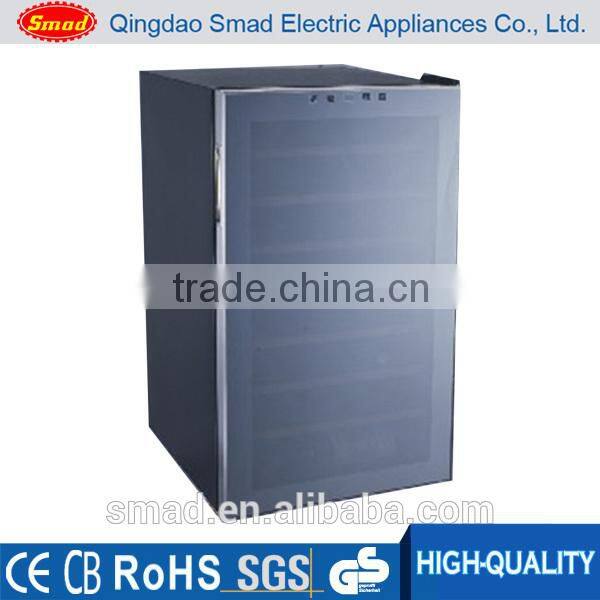 23L/12 bottles single zone metal thermoelectric wine cooler/ wine refrigerator LED display BCW-23B