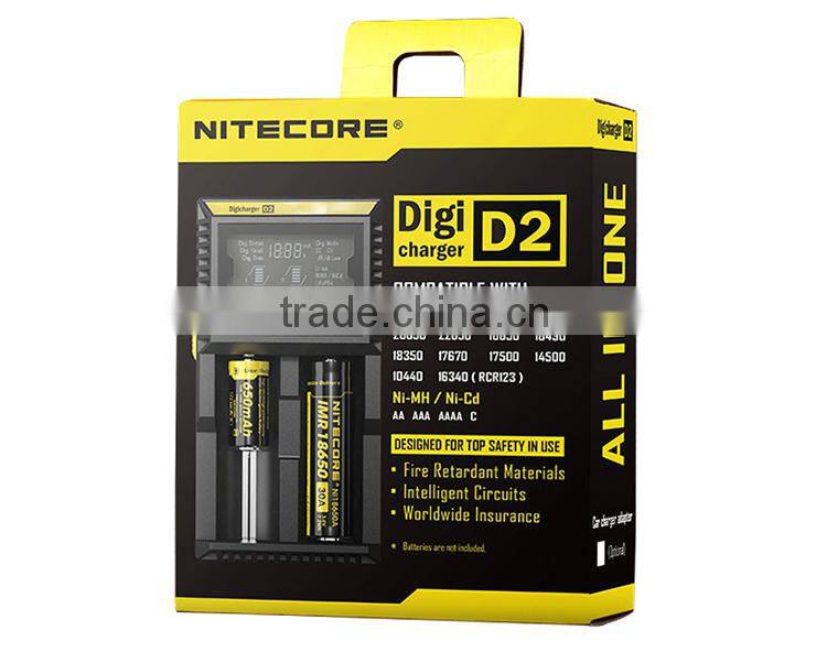 Wholesale High Quality Charger Nitecore D2 for 26650 battery