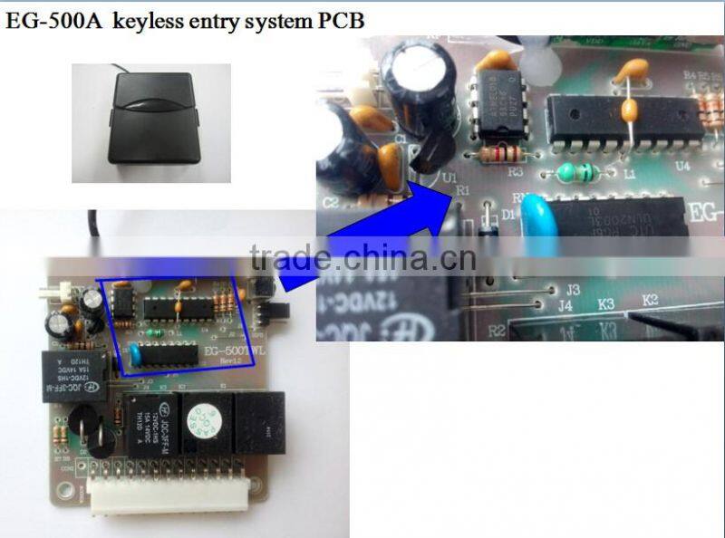 2016 Factory Price Auto Keyless Entry System Car Alarm System hot sale on Africa or European market