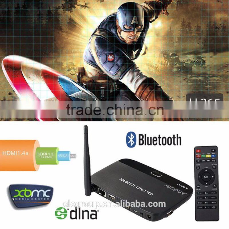 F7 Android TV Box Rockchip Quad Core CPU Bluetooth 4.0 Wi-Fi Miracast Airplay