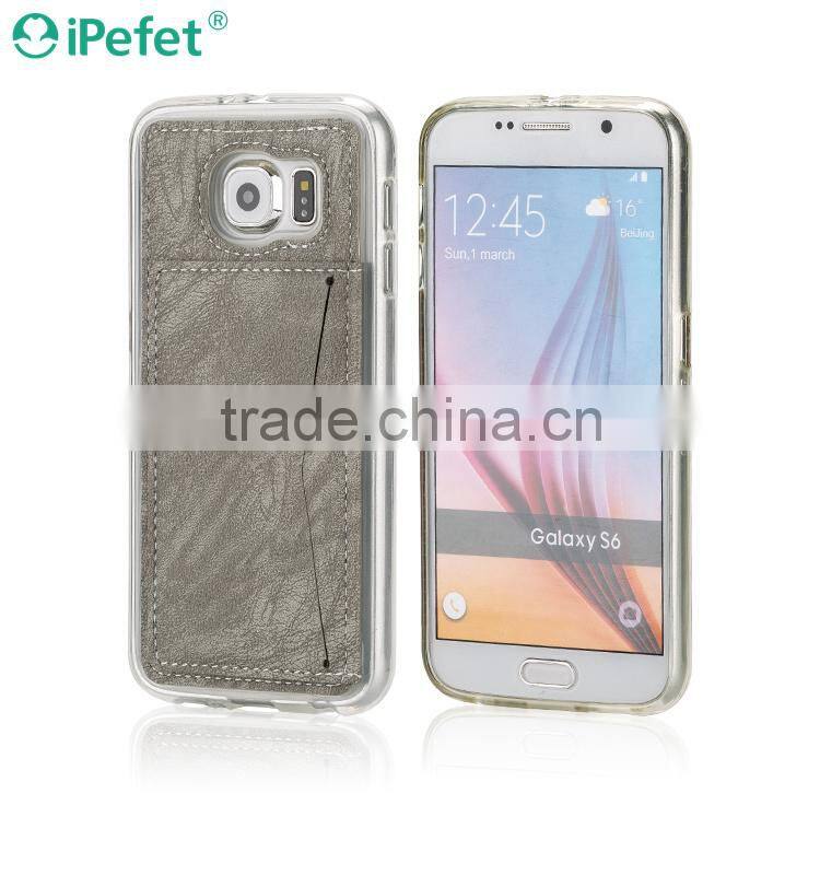 Luxury PU Leather Card Holder Wallet Stand Back Cover Case For iPhone 6/6S 4.7