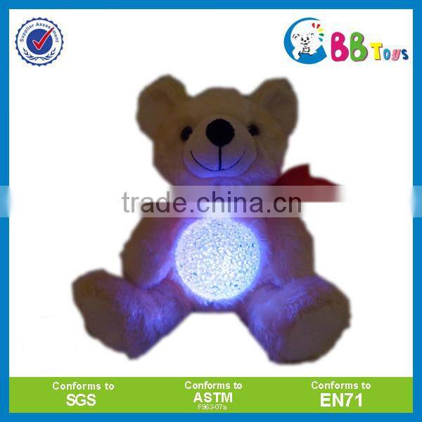 Stuffed plush teddy bear/LED teddy bear