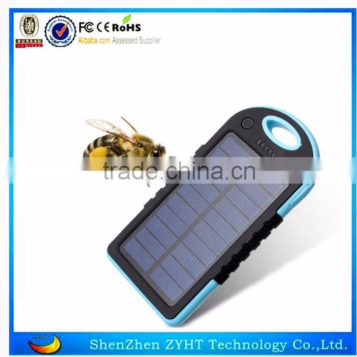 2016 fast charging power bank 4000mah/8000mah/10000mah solar power bank