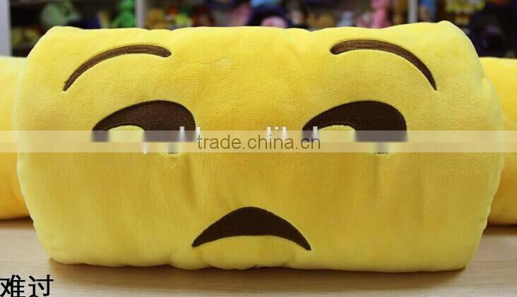 Hot sale plush emoji hand warmer/ Hand warmeremoji pillow/ Emoji hand warmer