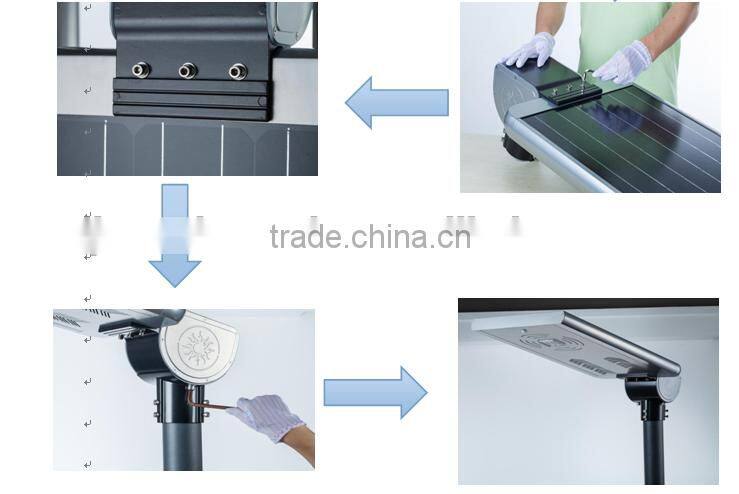 25w all in one integrated solar street lights