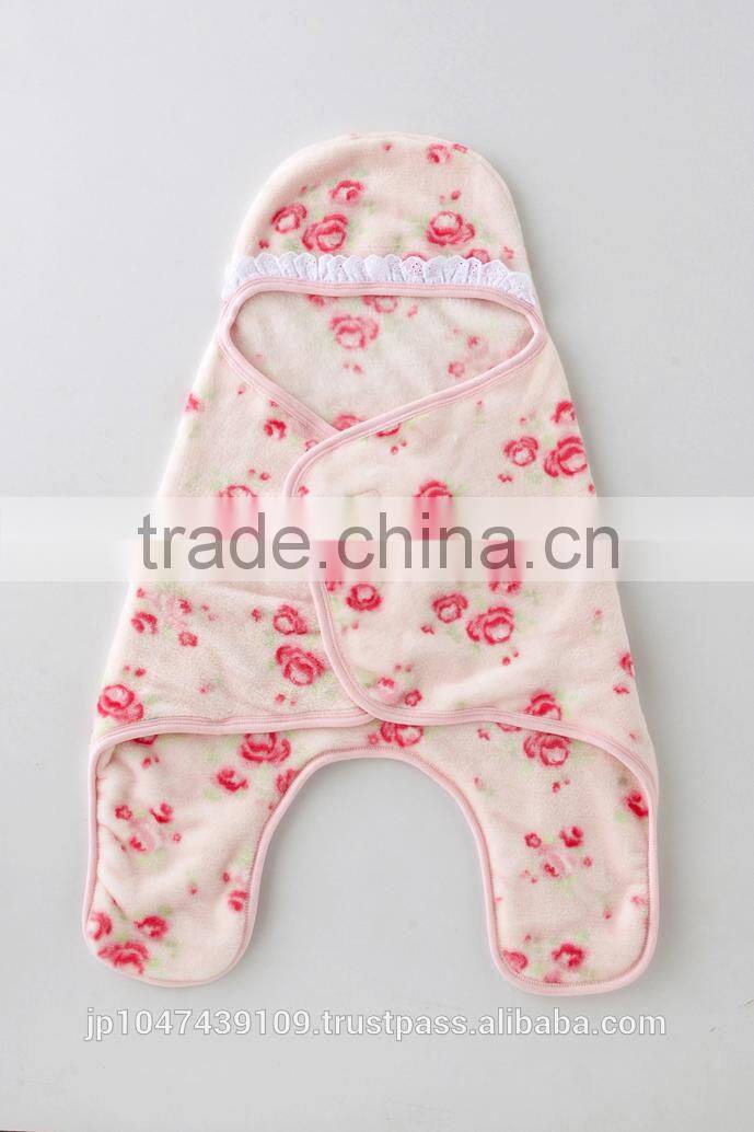 Japanese wholesale products high quality winter baby clothes wrap up for girl
