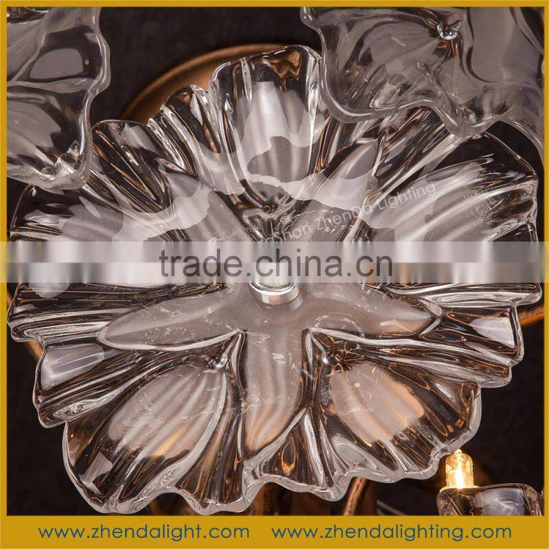 modern project light large chandelier top crystal led star ceiling light fixture