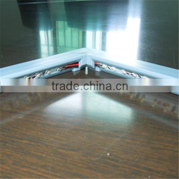 Square plastic frame for LED panel light