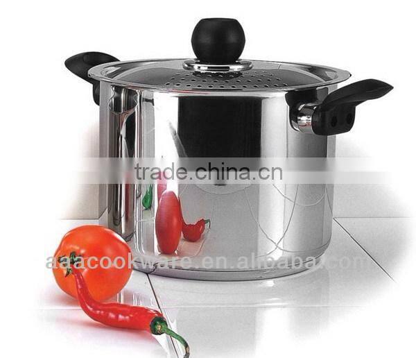 self-locking pot w/lid