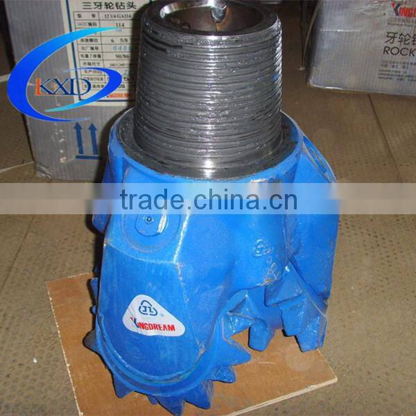 drill water well soft formation 8 1/2" iadc 117 steel tooth tricone rock drilling bits