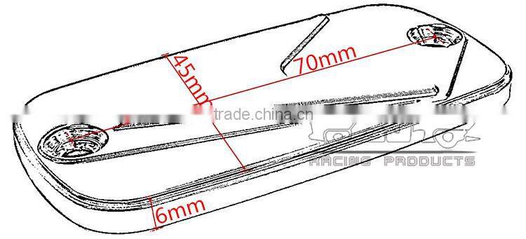 BJ-OC-021C High Precision Front Fluid Clutch Brake Reservoir Cover Cap for Honda GL 1500, 1800, F6B