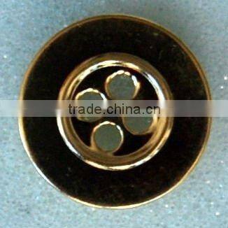 15mm fashion style black Metal Button