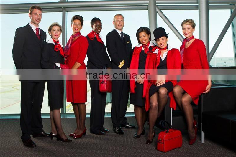 OEM custom Airline Uniform For Stewardess, Airline Hostess Uniform, Airport uniform