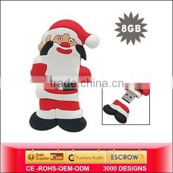 2014 Hot Sale Promotional Christmas Gift Usb flash drive