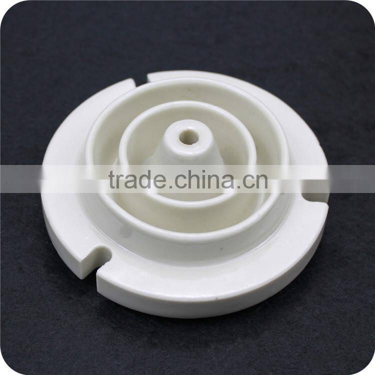 high performance ceramic heating insulator glazing steatite ceramic bottom plate